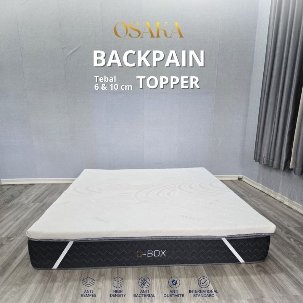 Osaka Back Pain Topper, Topper Rebonded R50 , Kasur kesehatan tulang belakang