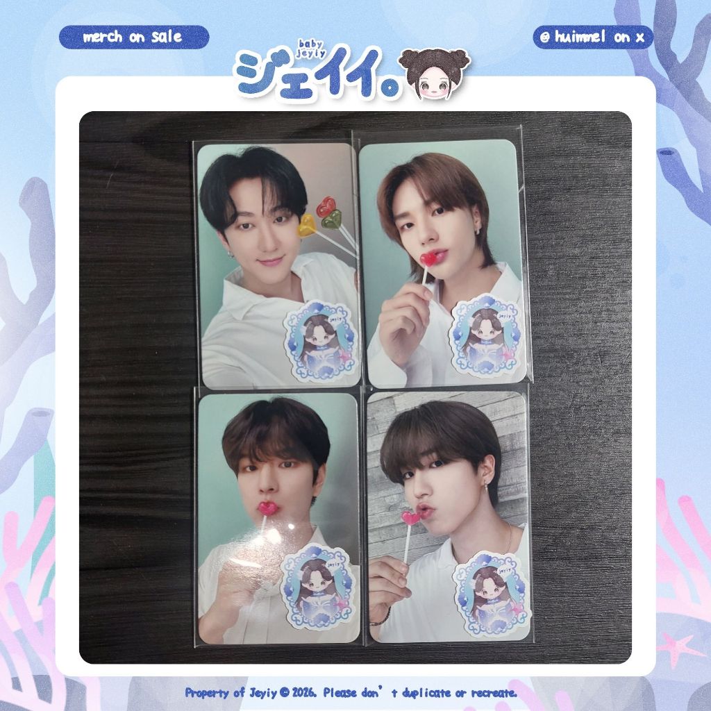 PHOTOCARDS STRAYKIDS OFFICIAL BENEFIT MAXIDENT MMT VC CHANGBIN HYUNJIN SEUNGMIN HAN