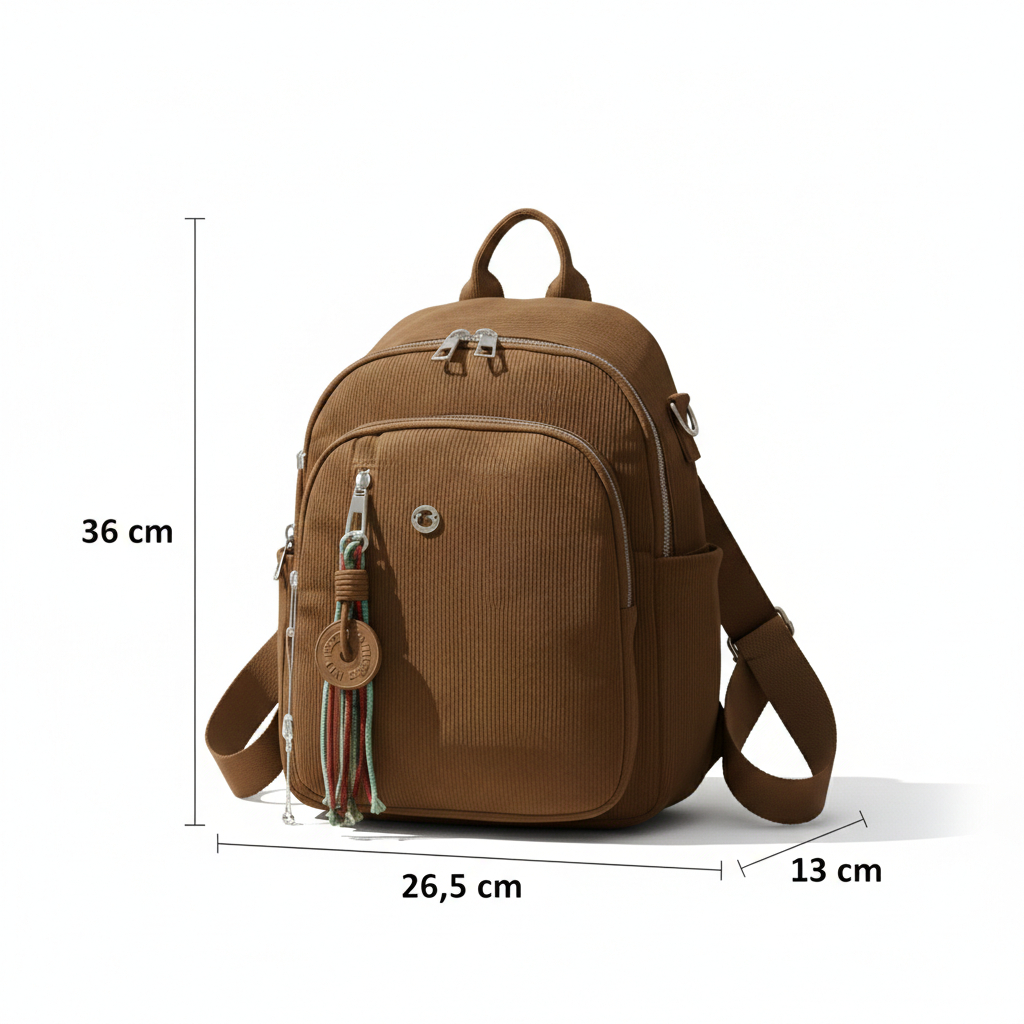 [RUBY] SIGHMON - Tas 3in1 Ransel, Selempang, Jinjing FREE GANTUNGAN