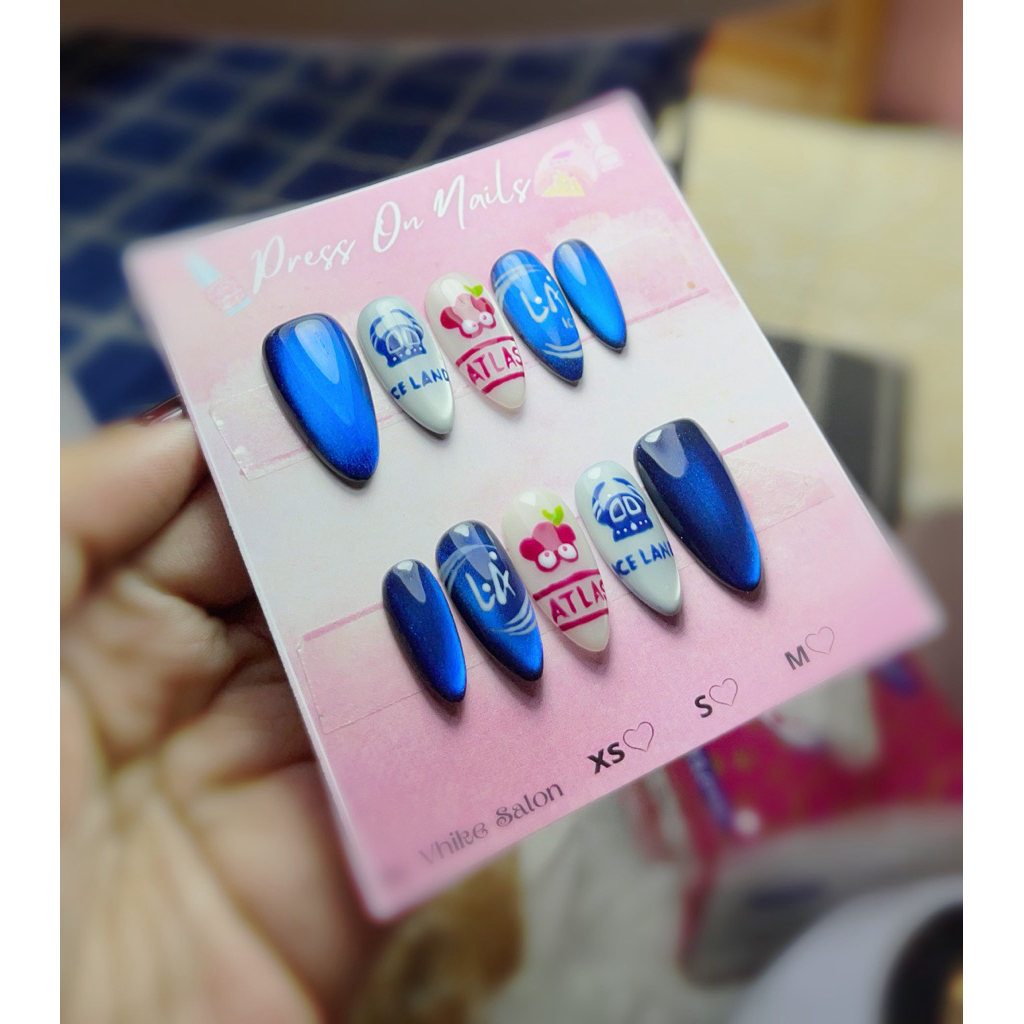 Press On Nails ice land x Atlas