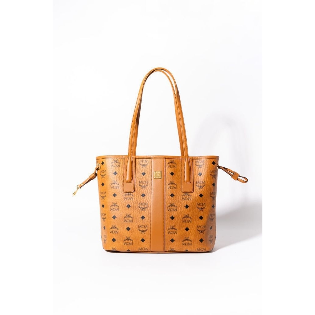 MCM Small liz reversible shopper visetos
Cognac