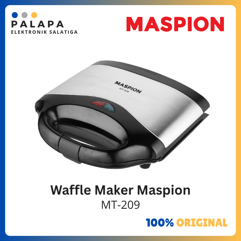 Waffle Maker Maspion MT-209 - Cetakan Wafel Praktis Anti Lengket