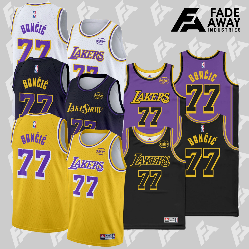 JERSEY BASKET DONCIC #77 LA LAKERS