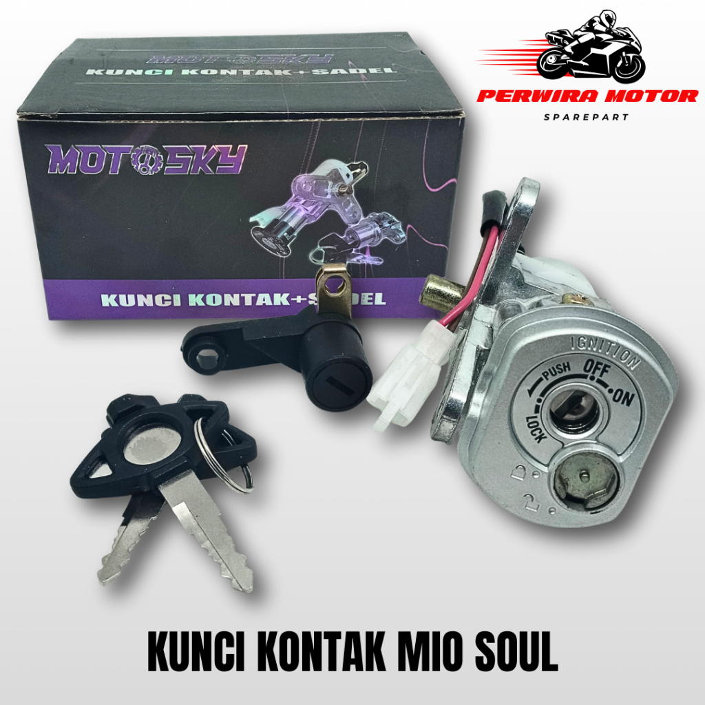 Kunci Kontak Assy Mio Soul Motosky - Kunci Kontak Set Mio Soul Kualitas Original