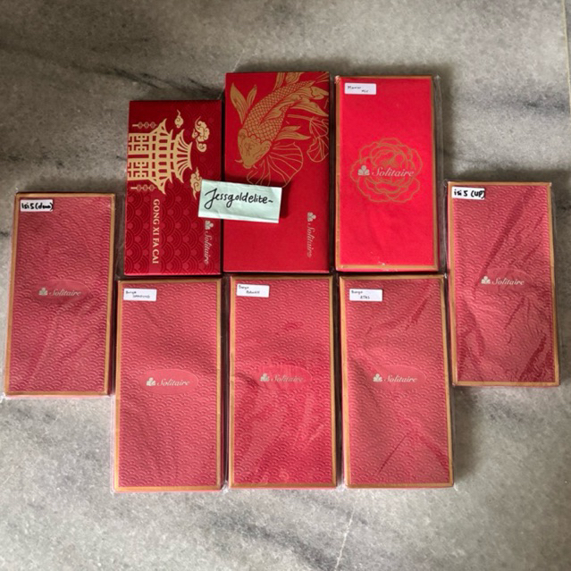 BCA SOLITAIRE angpao imlek cny 1 pack isi 5 isi 10 2024 2025 2026 bca prioritas