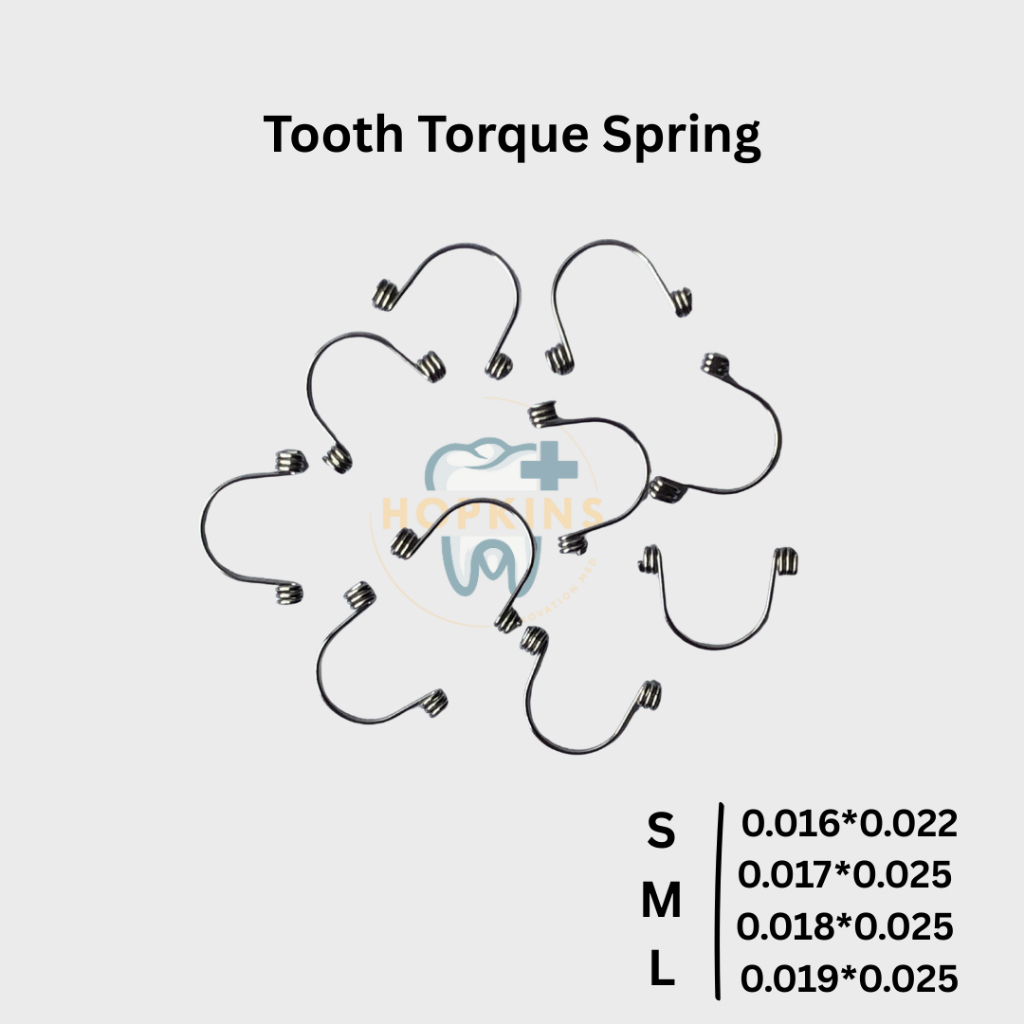 Tooth Torque Spring Universal Pegas Torsi ortodontik treatment dental Small Medium Large Hopkins
