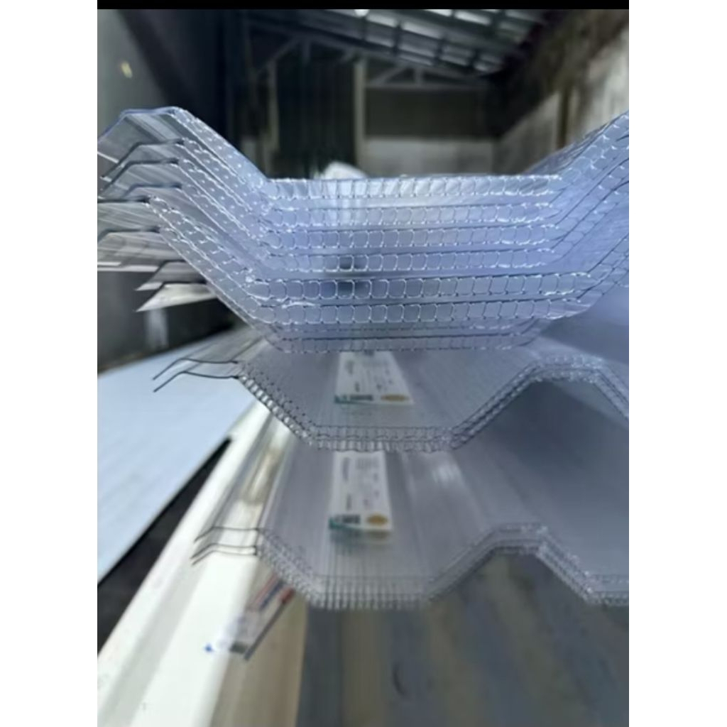 Alderon TP 830 atap double layer transparan clear/Atap double layer transparan clear Alderon TP 830