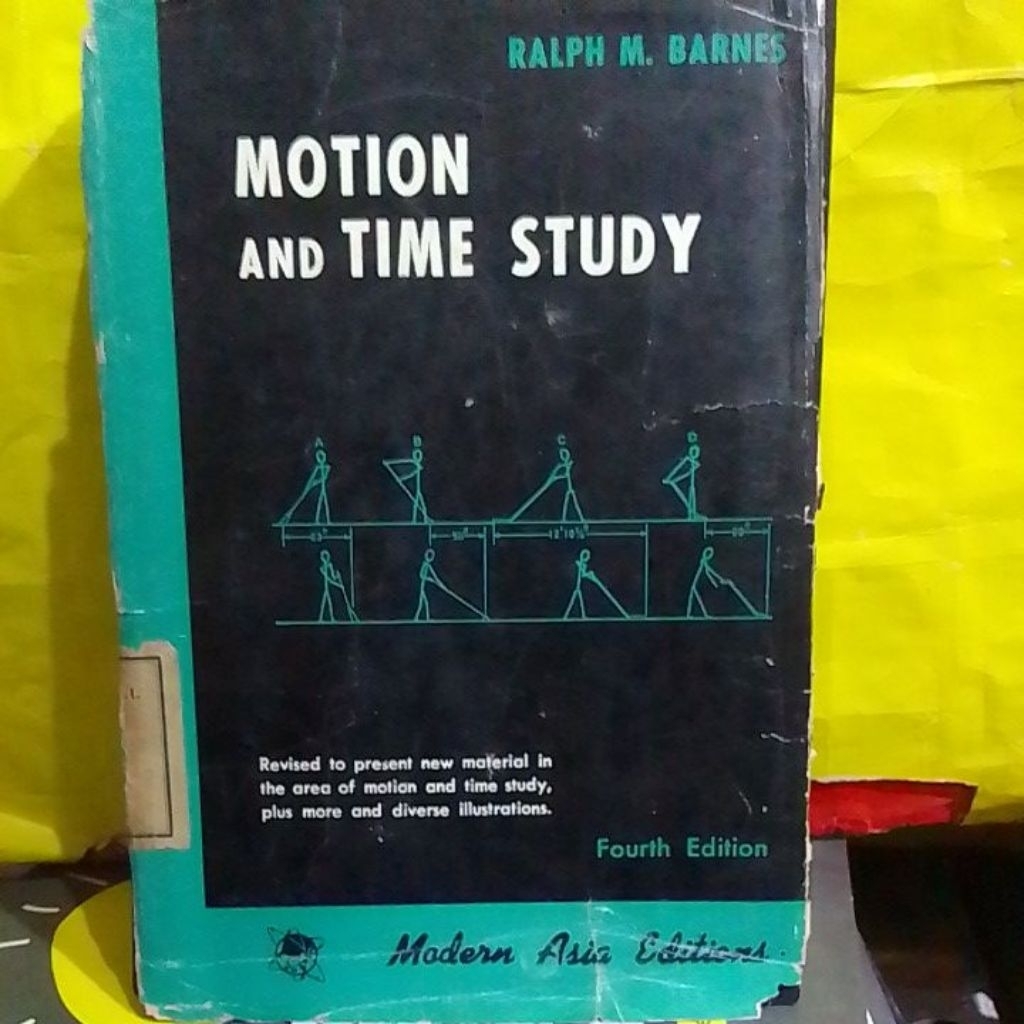 buku original / buku teknik MOTION And time Study ( HACD COVER ) Fourth edition