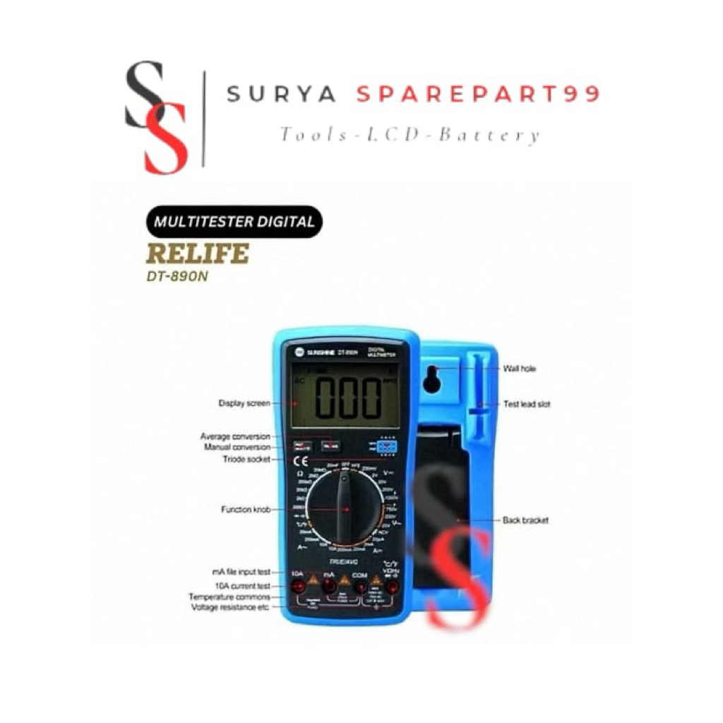 Multitester Digital Sunshine DT-890N