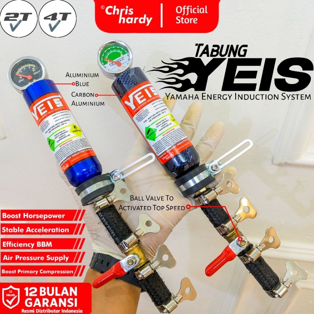 TABUNG YEIS SPEED POWER UP GEN 2 CHRS AUTHENTIC ORIGINAL BUKAN NOVA DASH RIS MIRIP NOS 2tak 4tak TAB