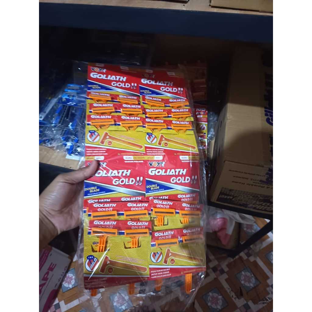 alat cukur goliath gold 2 24pcs Razor