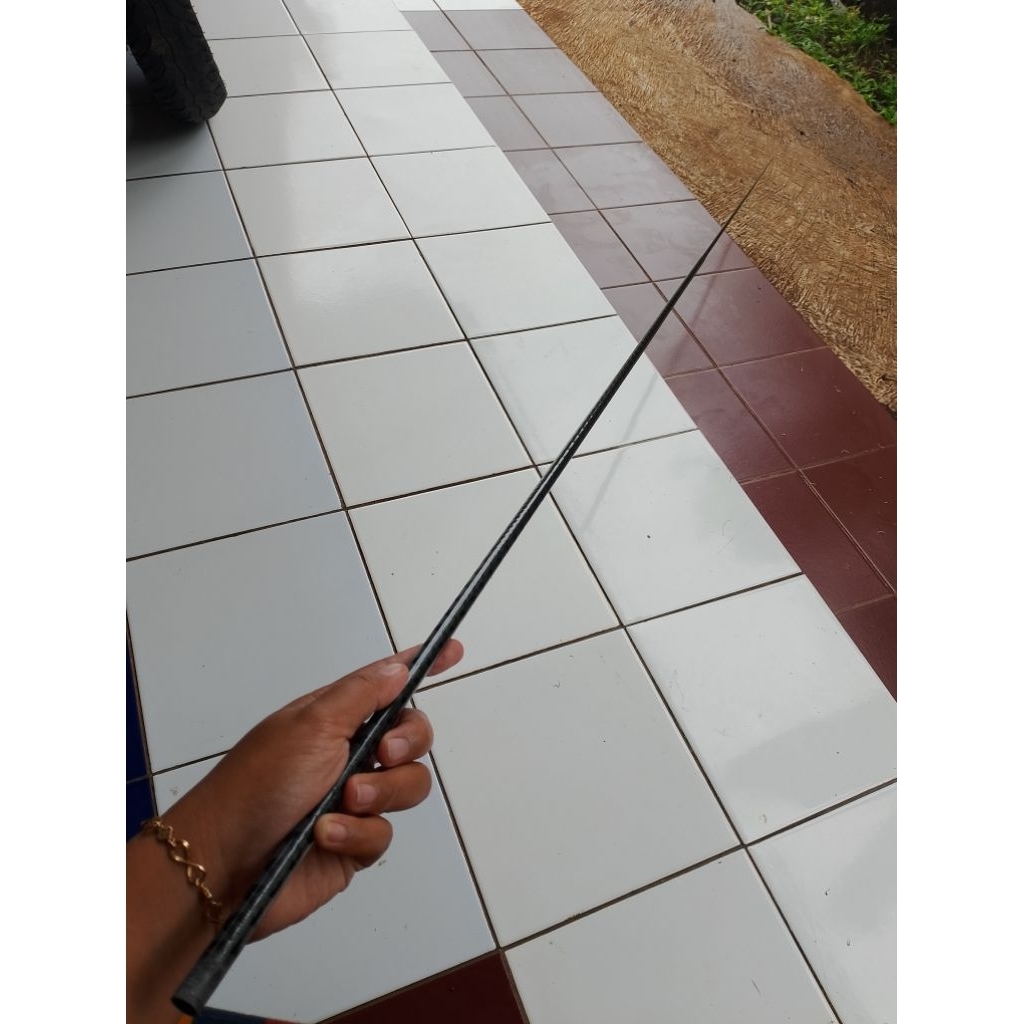 Ujung Blank Hollow Glossy panjang 93 cm ujung Blank Hollow Joran pancing
