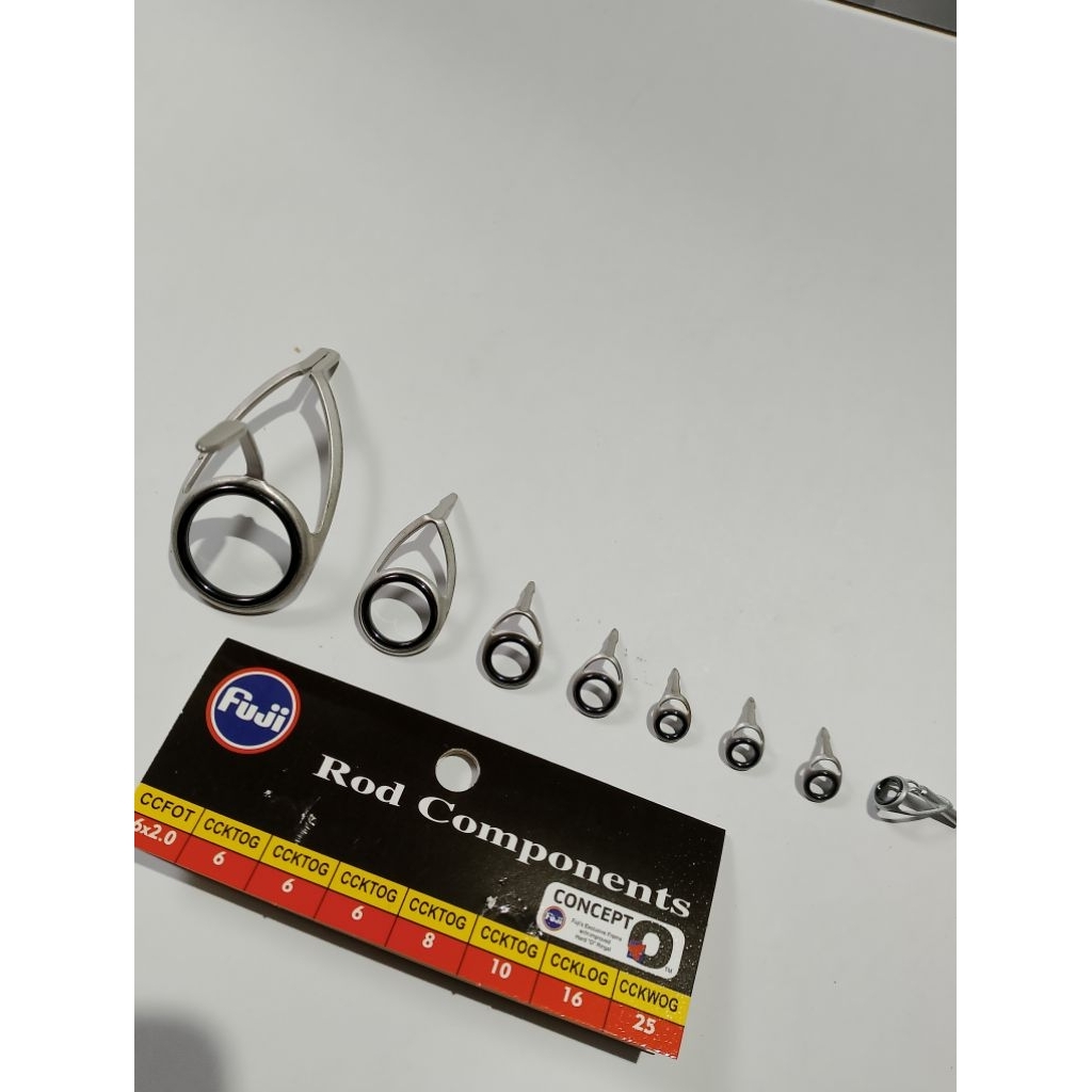 Ring Fuji CCKWOG isi 8 dan 7 ring Ring Fuji Joran Pancing