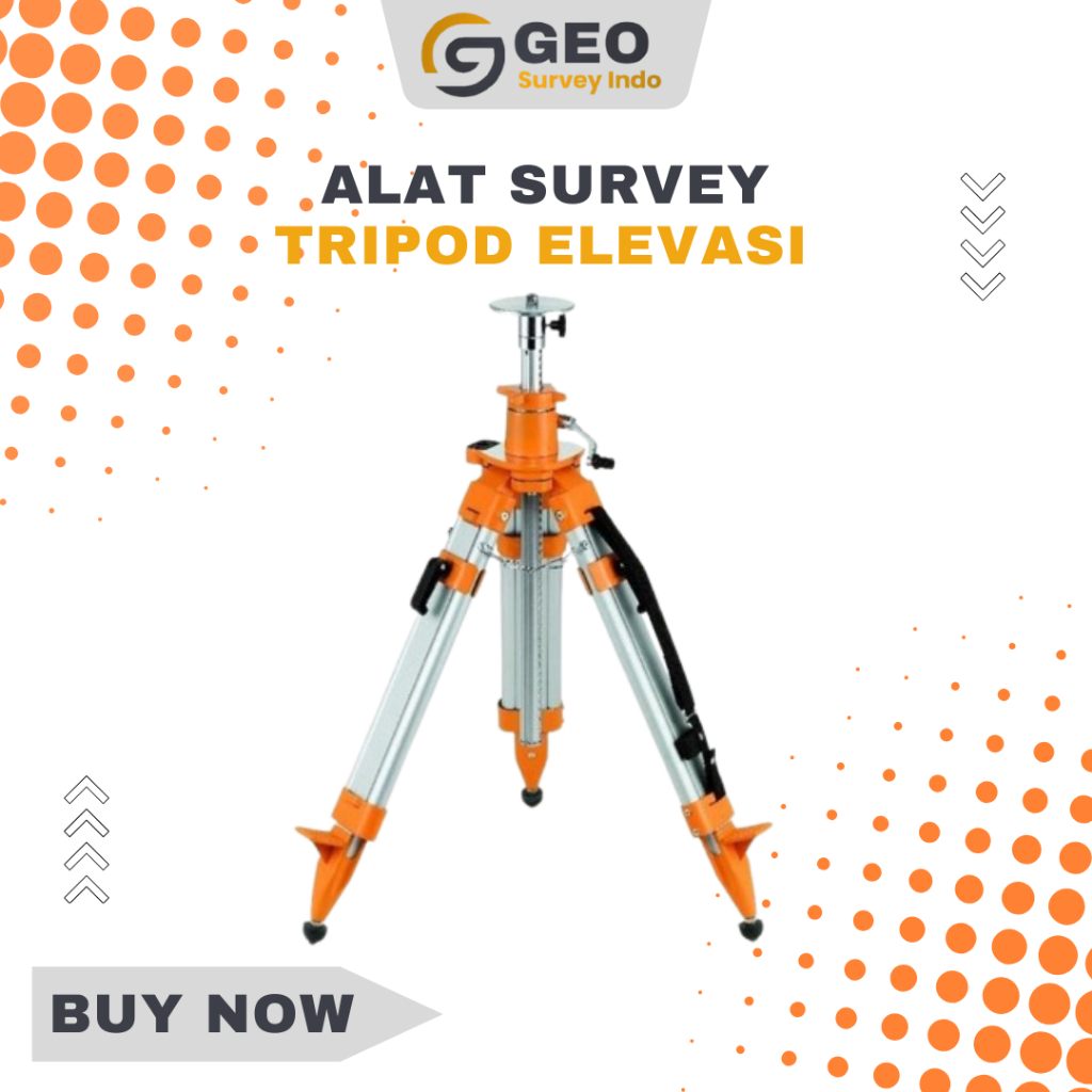 Tripod Elevasi Aluminium Survey Double Lock Statif