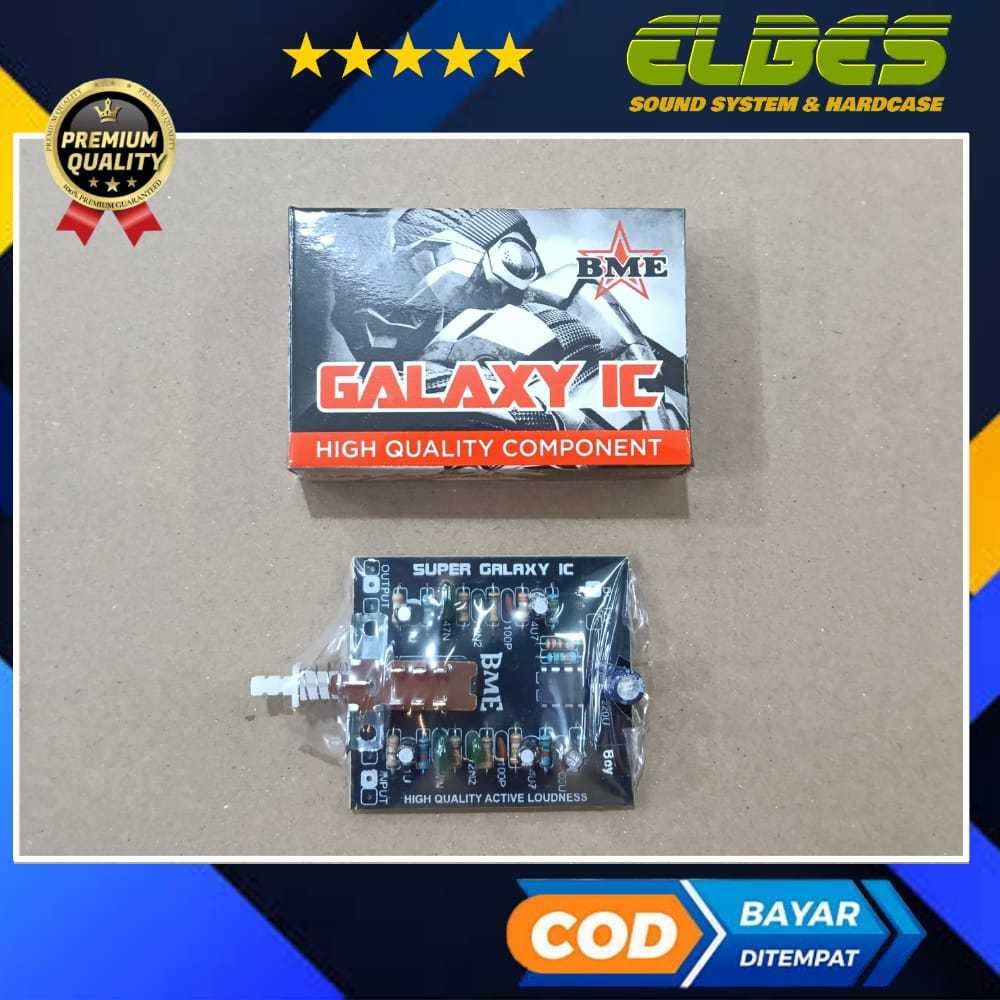 Kit galaxy ic loudness dc 12v penambah bass