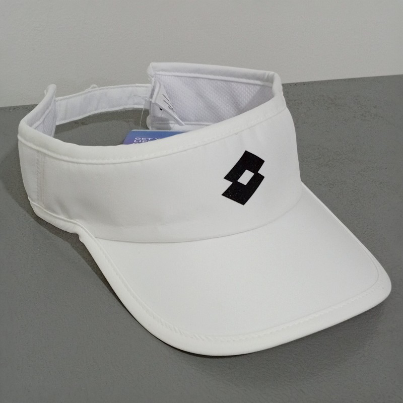 Topi Running LOTTO VISOR Cap POWER WHITE Original  *LIMITED STOCK