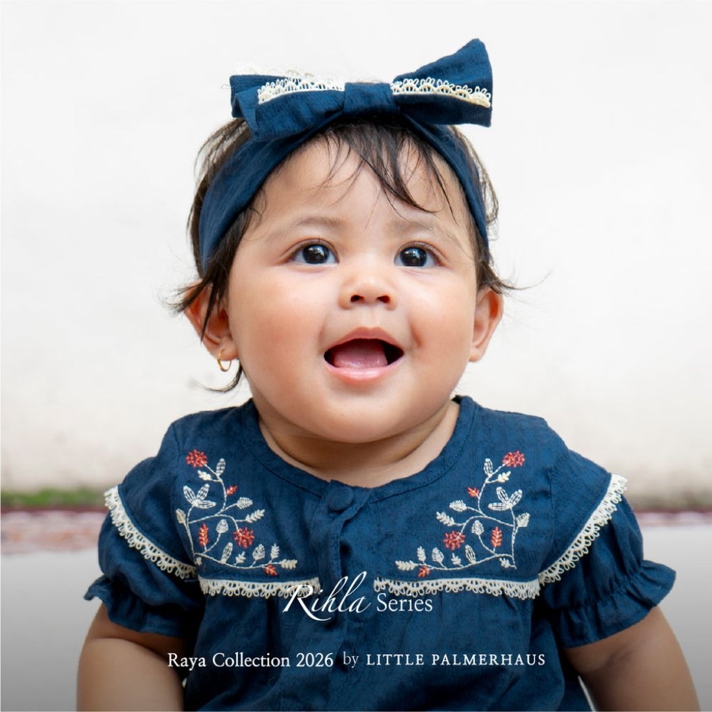 Little Palmerhaus - Rihla Baby Girl Gamis ( Gamis Bayi ) / Raya Collection/ Baju Lebaran