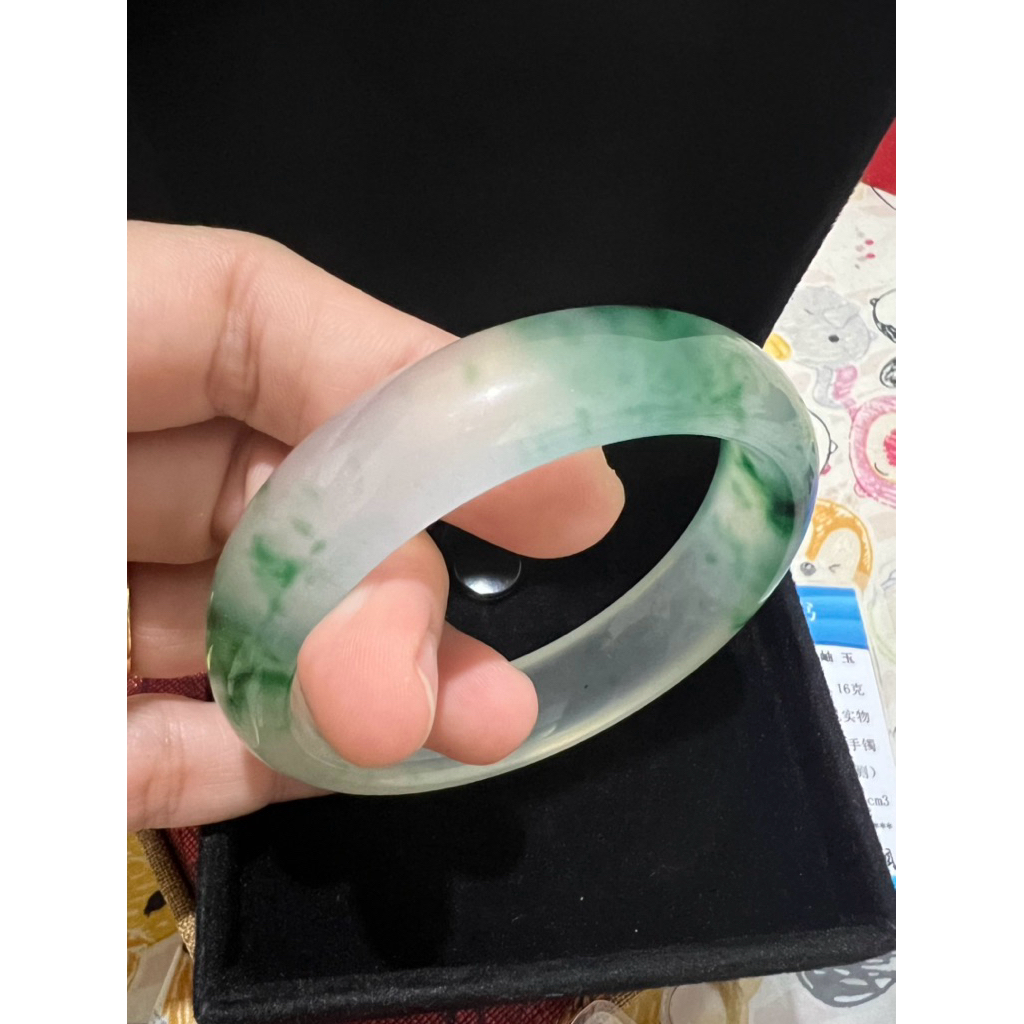 Bangle Giok Burma Asli Grade A bersertifikat