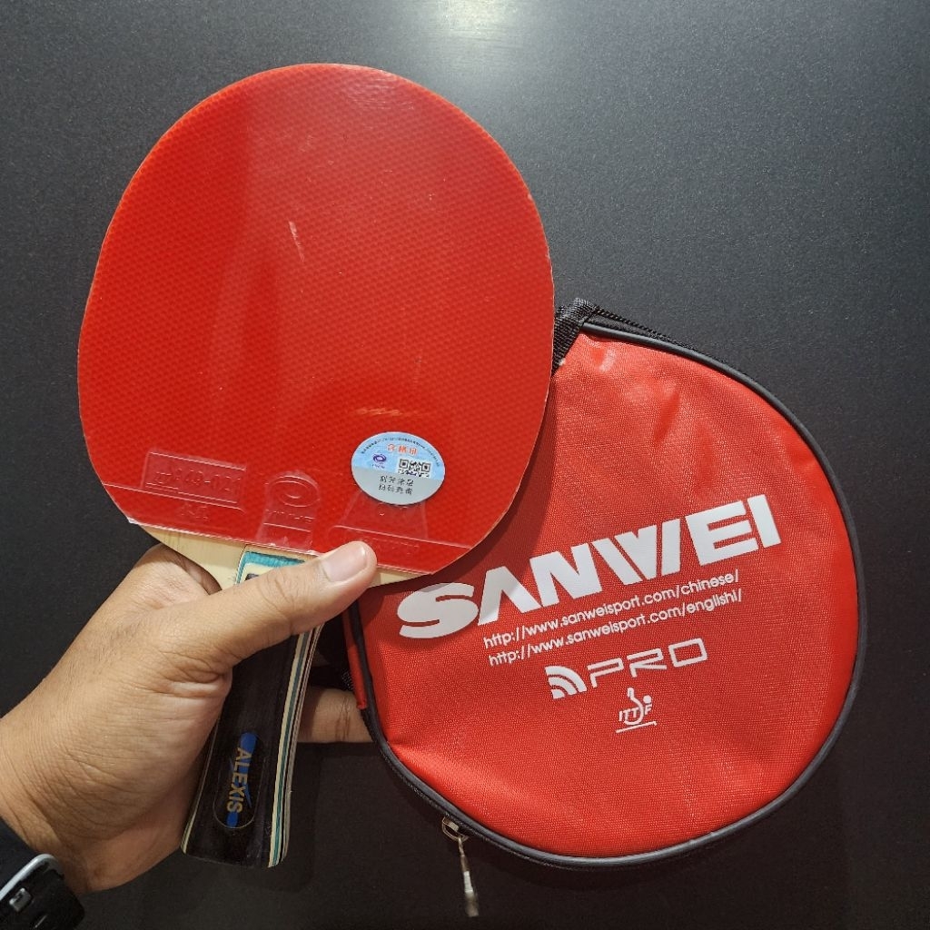 Bet Pingpong Rakitan Tenis Meja Kosaka Alexis ALC + Cover Tas