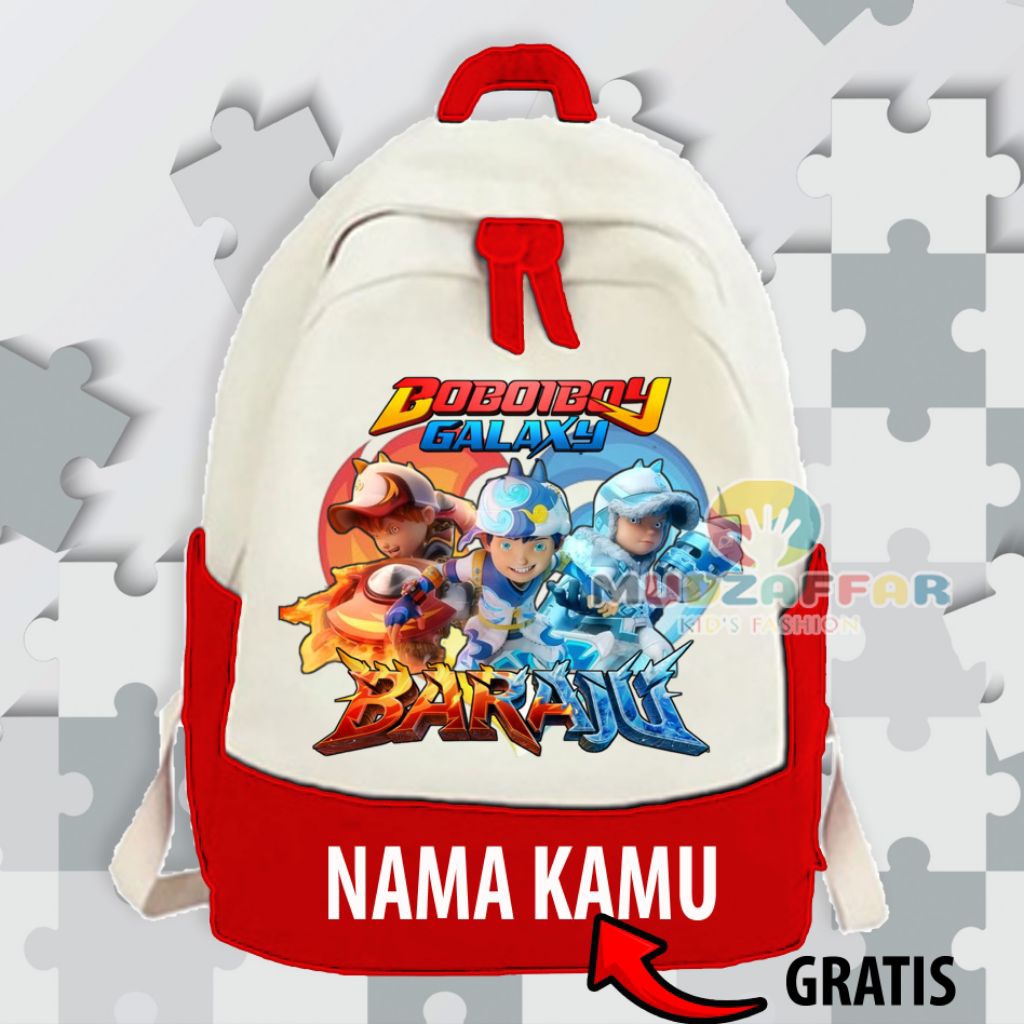 TAS RANSEL ANAK KARAKTER BOBOIBOY GALAXY BARAJU TAS RANSEL ANAK BOBOIBOY