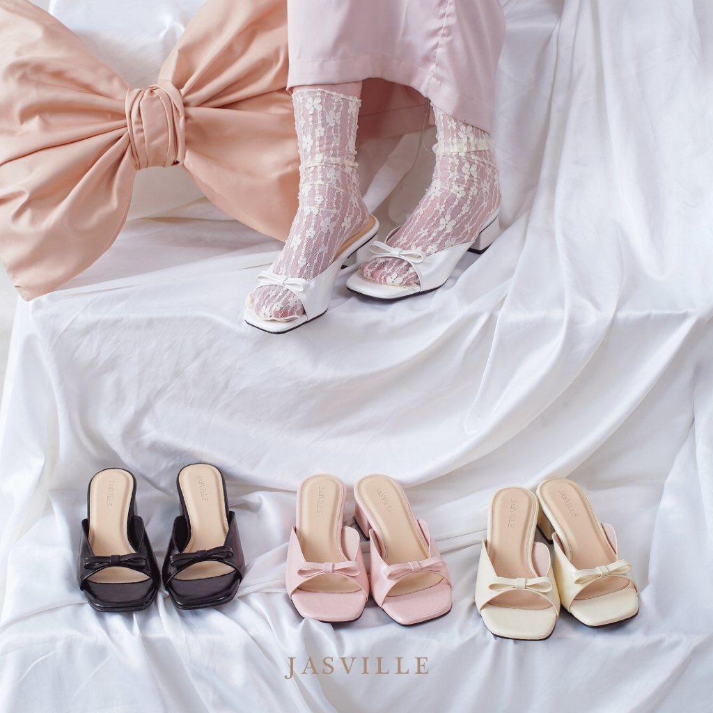 JASVILLE Colette - 5cm Block Heels - Sepatu Hak Tinggi 5cm Wanita Casual