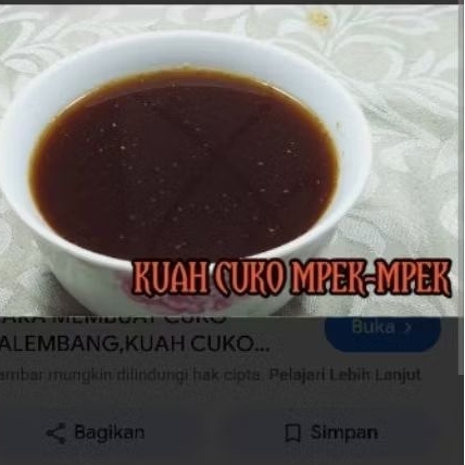 Kuah Cuko Empek Empek