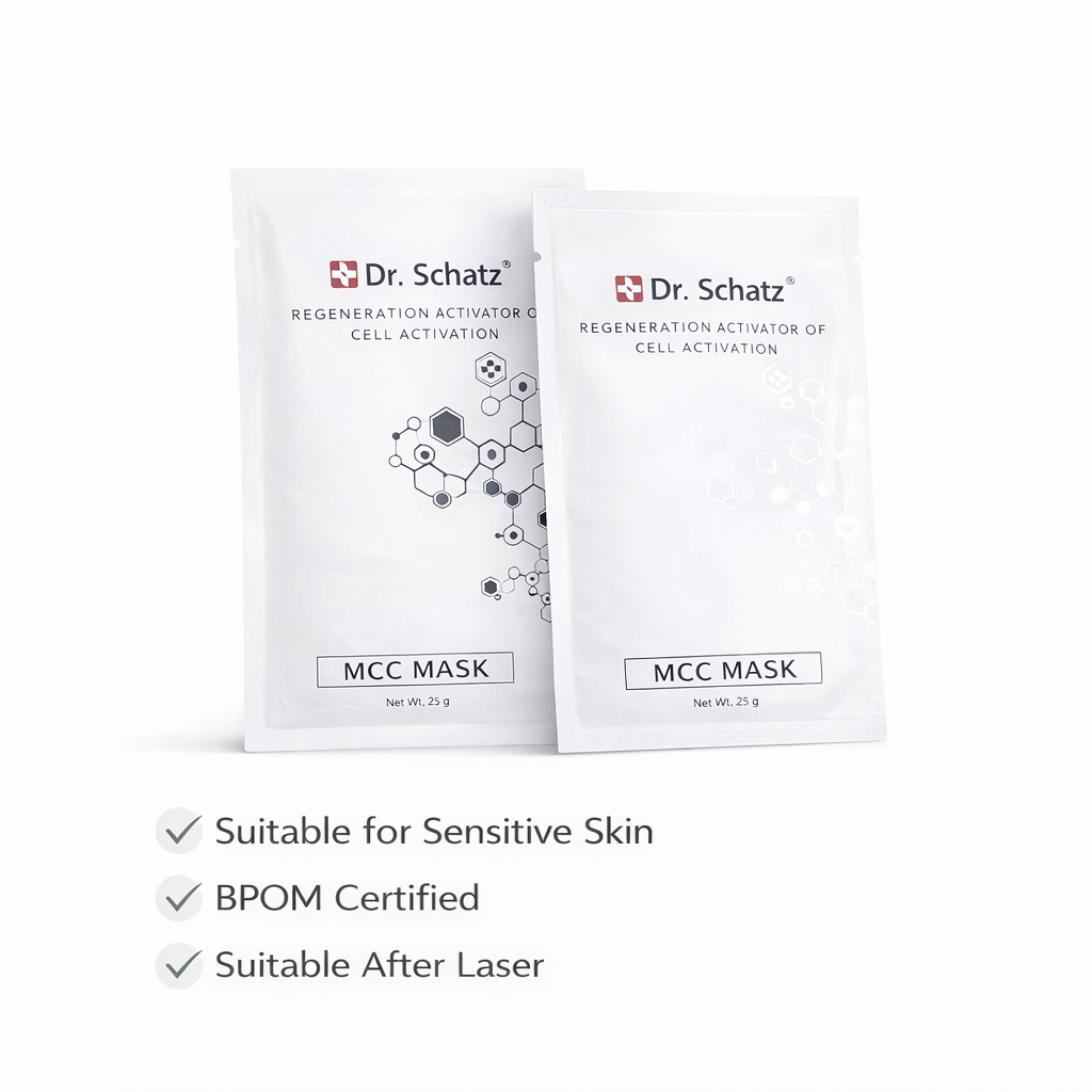 Dr. Schatz MCC Mask (1BOX isi 5pcs) | BPOM | Masker Wajah Dr schatz
