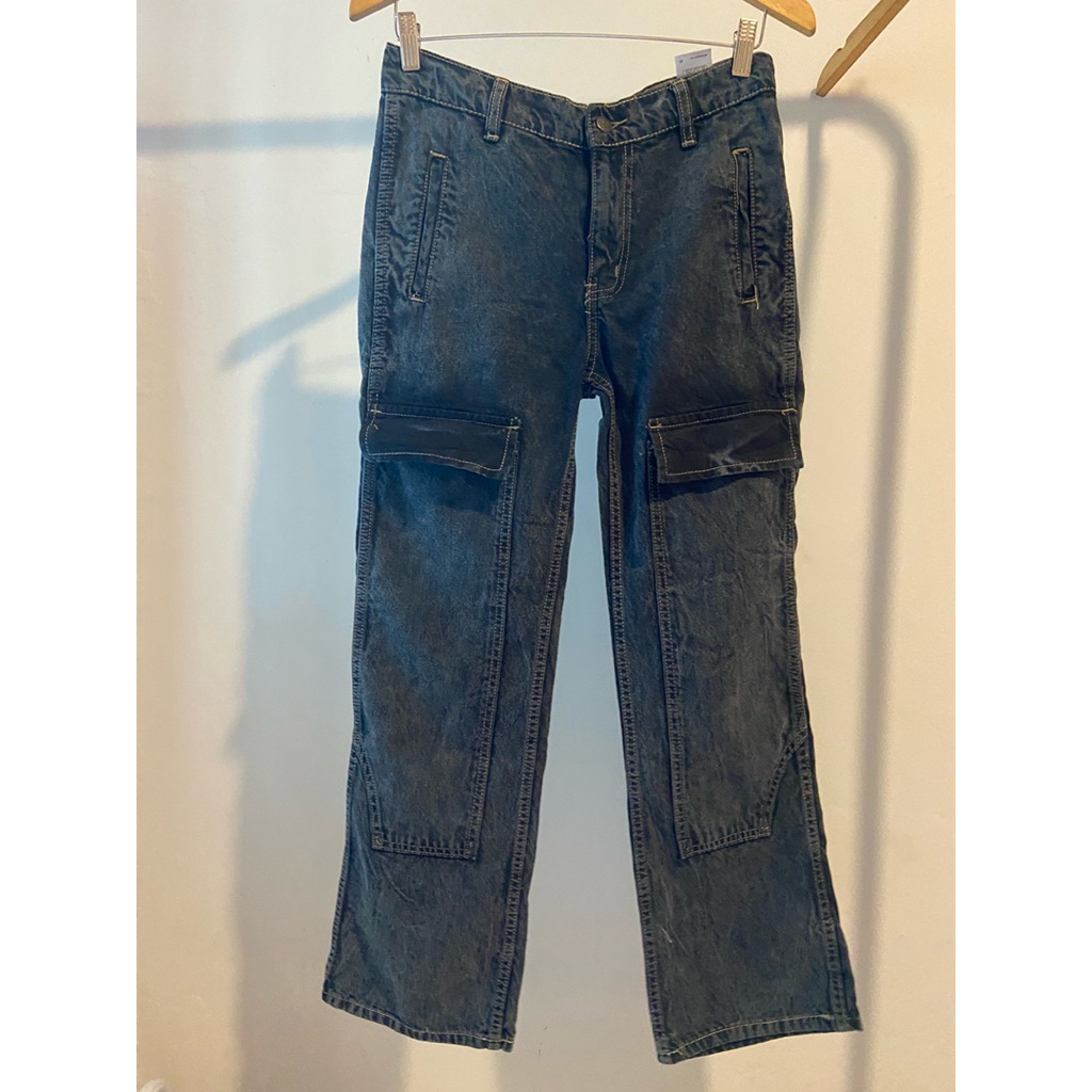 Amigos de nimes - cargo pants denim celana panjang jeans
