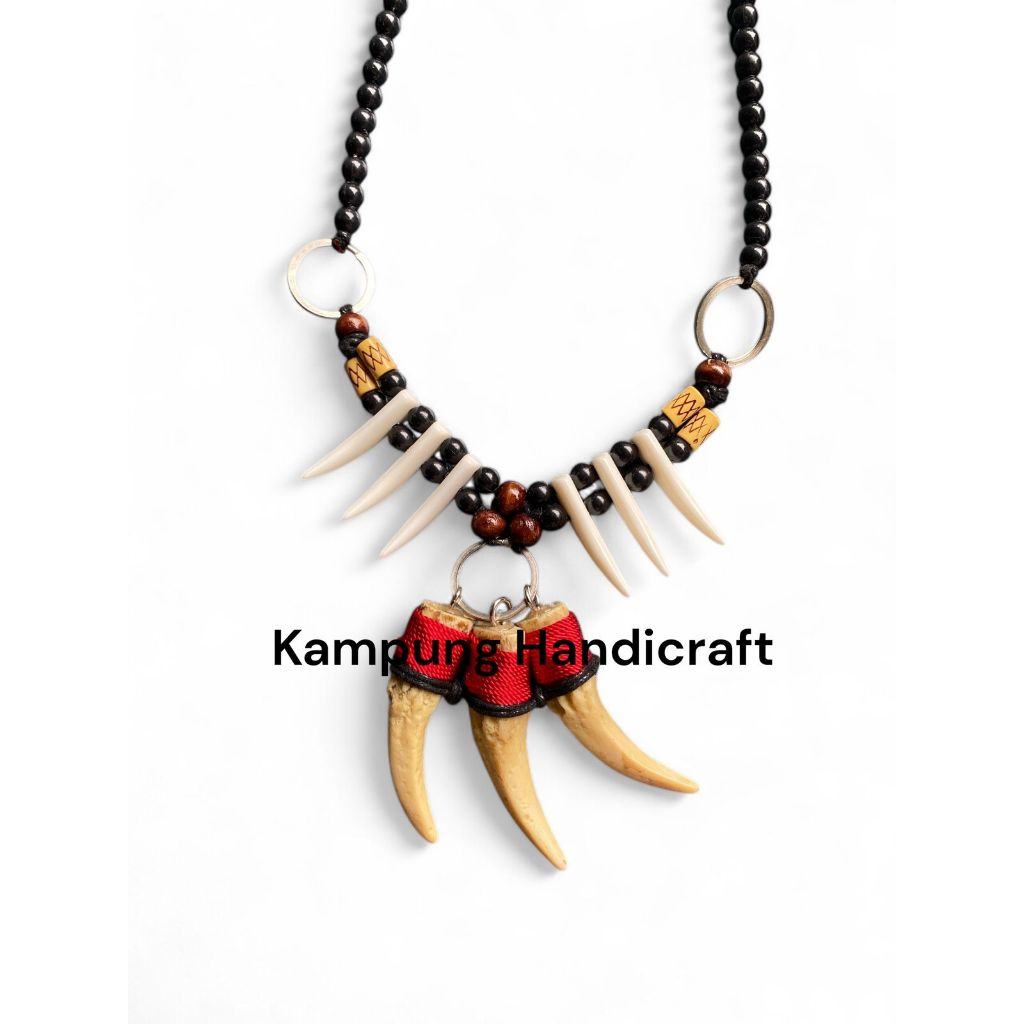 Kalung Etnik Tarcan Replika Etnik Dayak Minahasa Replika