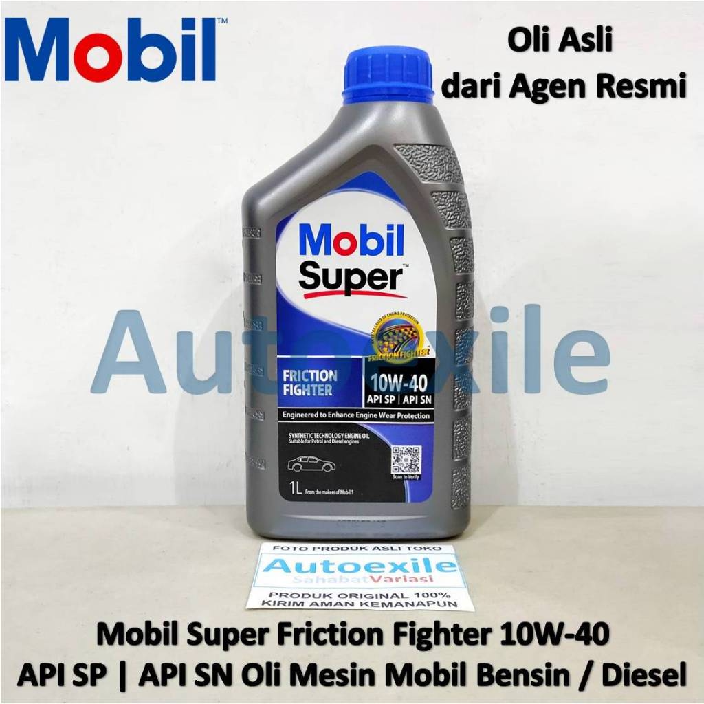 Oli Asli Mobil Super 10W-40 Friction Fighter API SP SN Engine Oil Mesin Original Untuk Mobil Petrol 