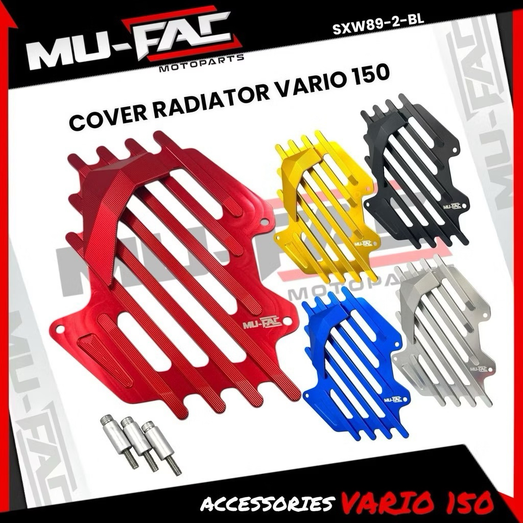 Cover Radiator / Pelindung Radiator Vario 150 , Adv 150 , Pcx 150 MUFAC Billet CNC Aluminium
