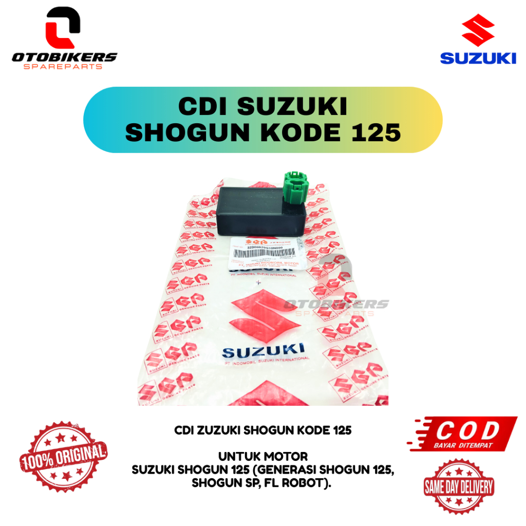 CDI SUZUKI SHOGUN 125 ORIGINAL Untuk Motor Suzuki Shogun 125 (Generasi Shogun 125, Shogun SP, FL Rob