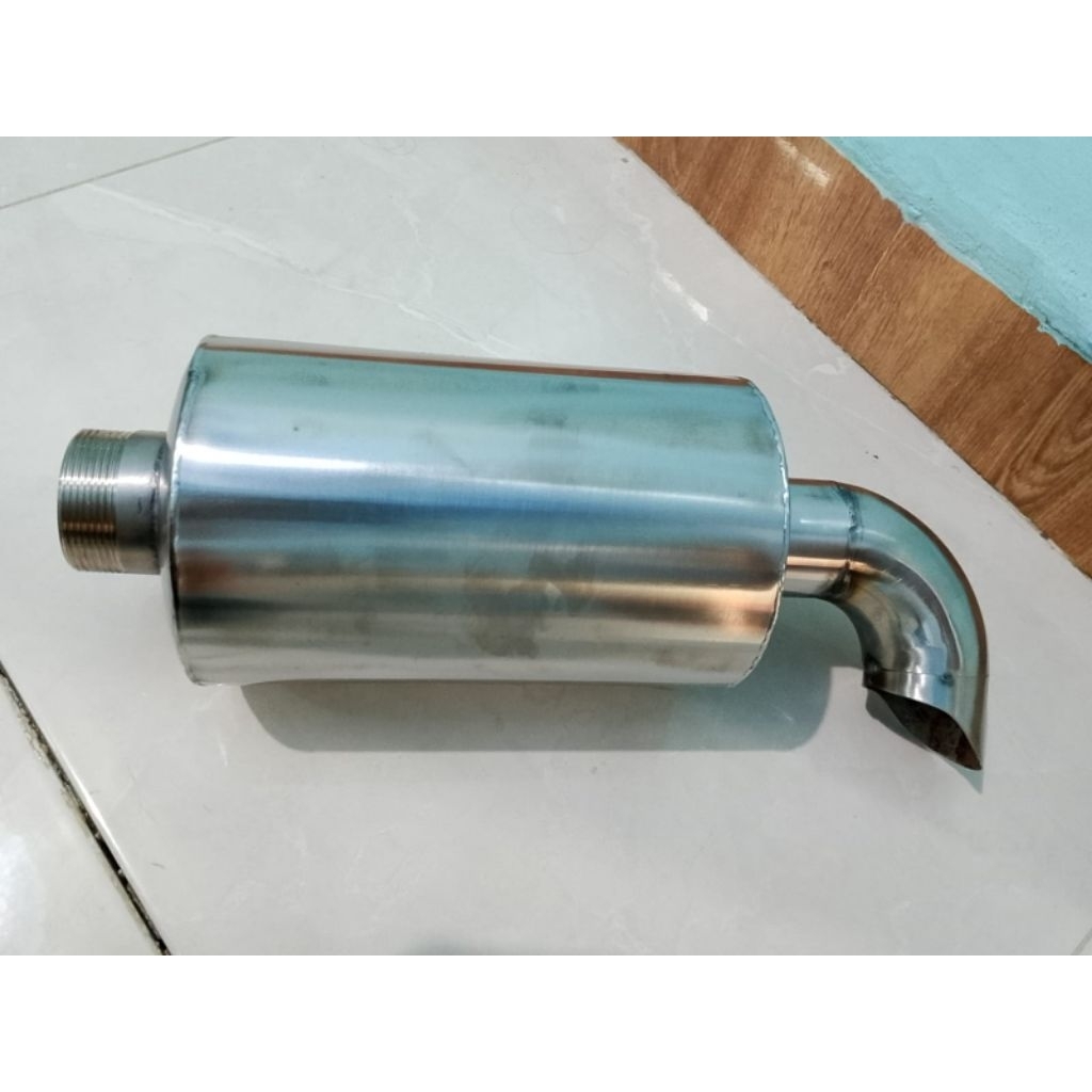 Knalpot diesel dongfeng full stainless 12pk-30pk