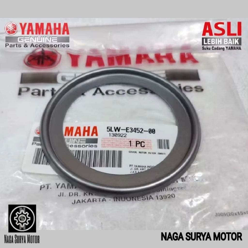 Plat ring dudukan laher kruk as Yamaha Mio M3 5LW-E3452-00 ORI YGP