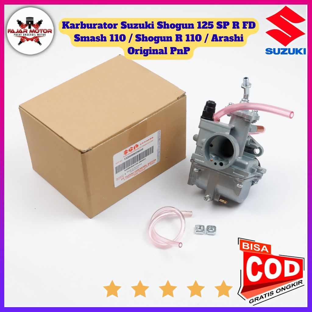 Karburator Suzuki Shogun 125 SP R FD Smash 110 / Shogun R 110 / Arashi Original PnP