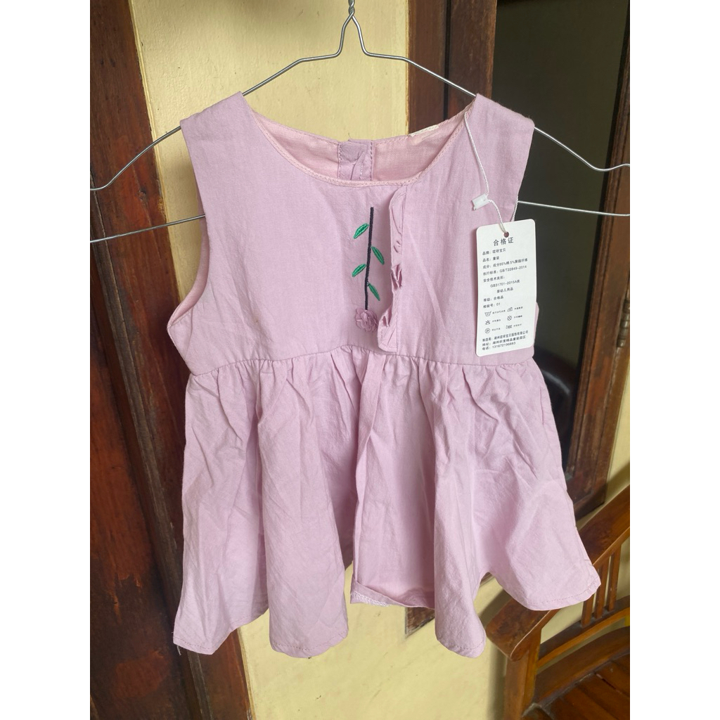 dress baby warna lilac