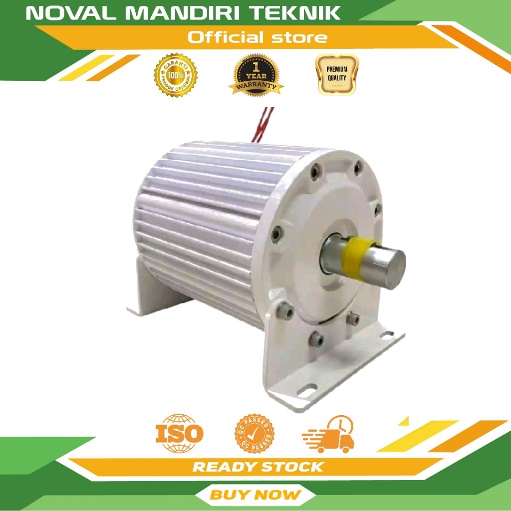 Generator Magnet Permanen Wind Turbine 3kW 3000W Alternator Low RPM