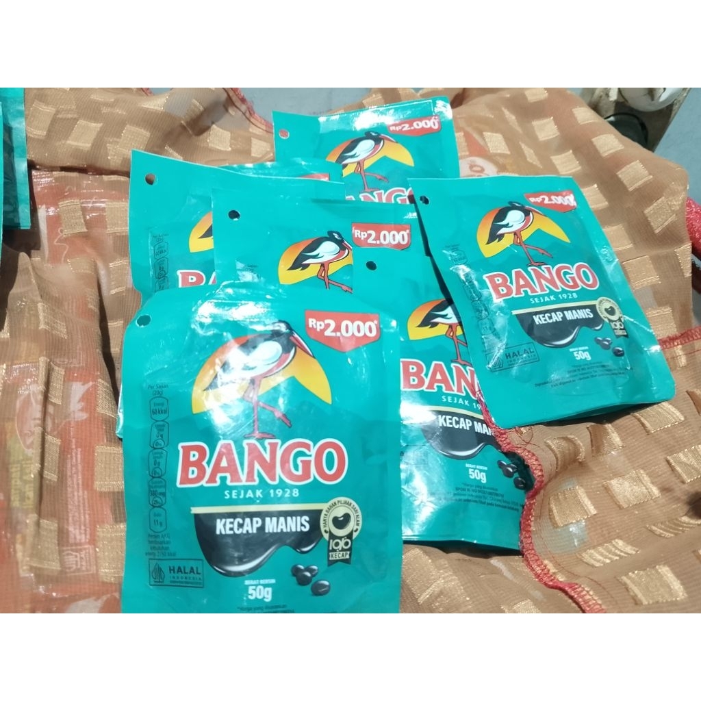 1pcs kecap bango 50g kemasaan 2000