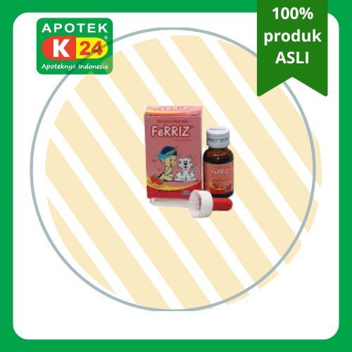 Suplemen Zat Besi Anak FeRRIZ Drops 15 ML - Membantu Penyerapan Zat Besi