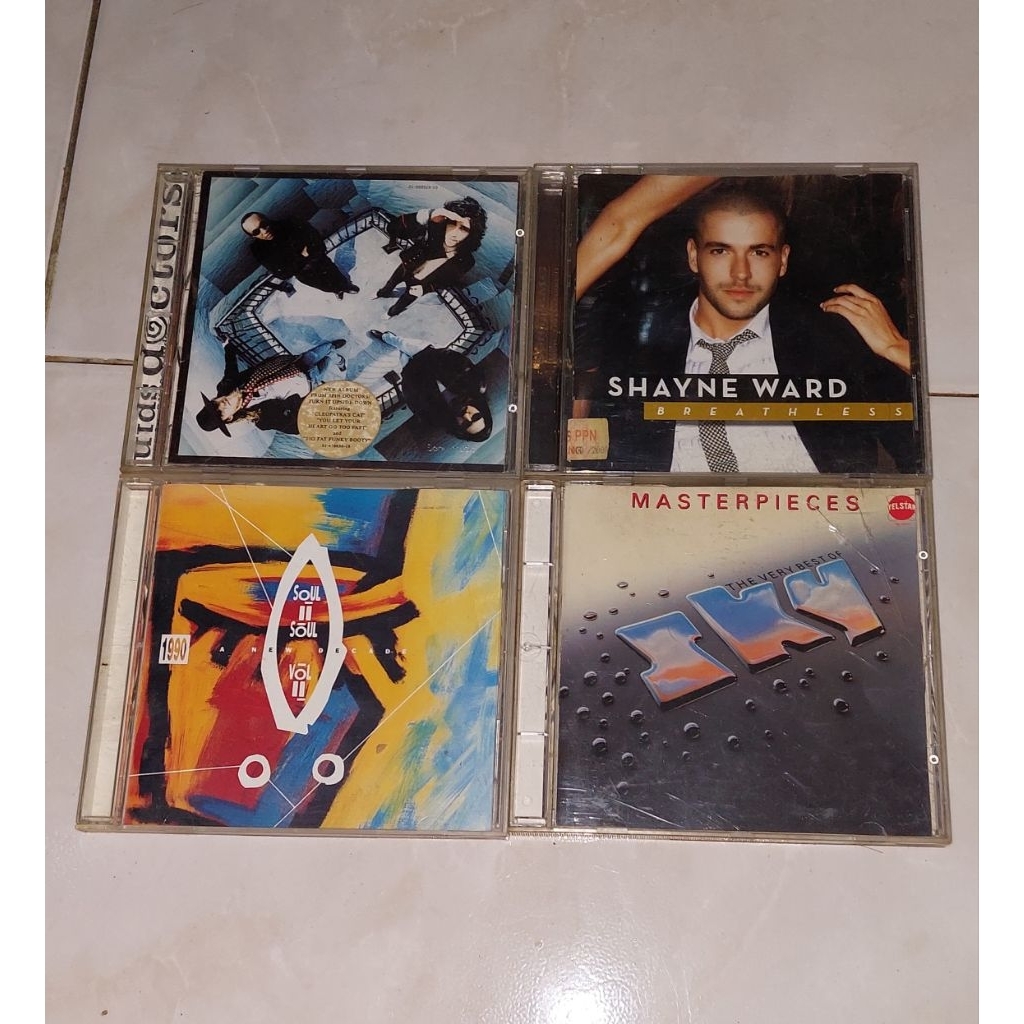 cd SPIN DOCTORS-Turn It Upside Down / SHAYNE WARD-BREATHLESS (2) / SOUL II SOUL-Vol. II A New Decade