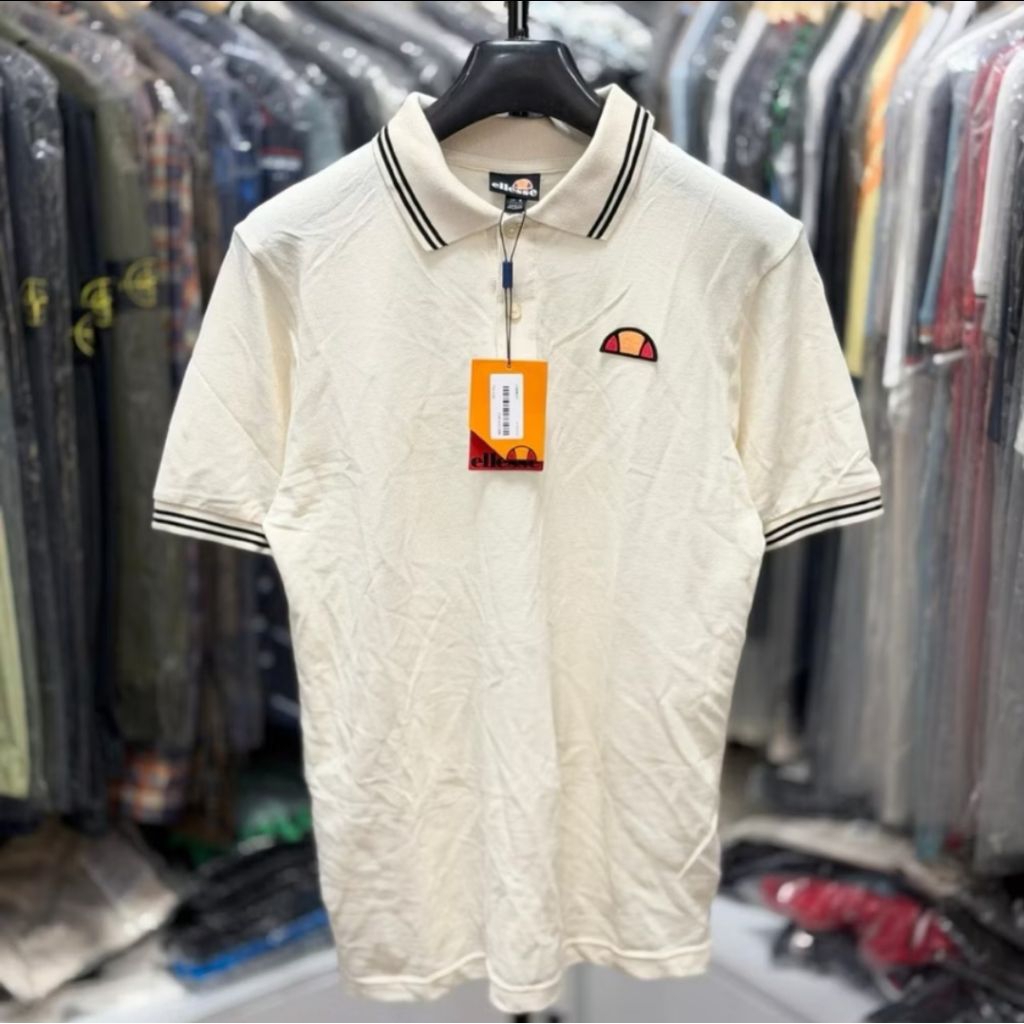Kaos polo ellesse pria casual unisex full tag