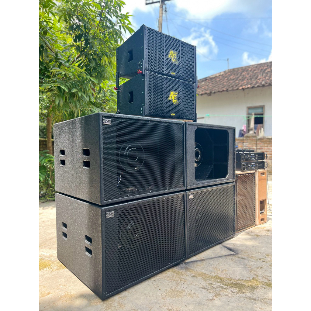 Speaker Pasif 18 inch Komponen Ashley 18v400 2000 watt siap colok power