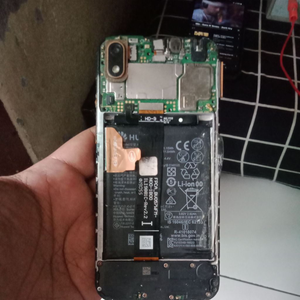 mesin baterai Huawei y5 2019 normal garansi