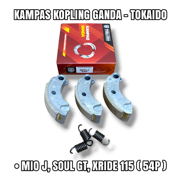 KAMPAS KOPLING GANDA - MIO J, SOL GT, XRIDE 115 ( 54P ) - TOKAIDO