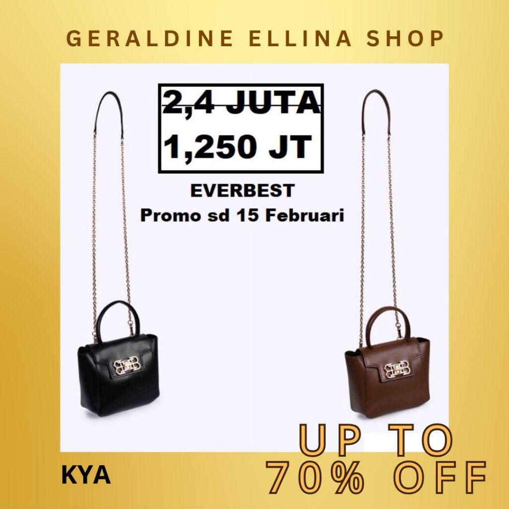 Tas wanita Everbest satchel bag original sale seri KYA