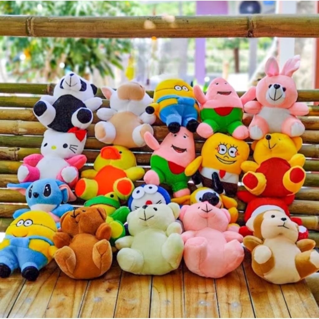 Boneka Capit Karakter Mini / Boneka Buket Kecil