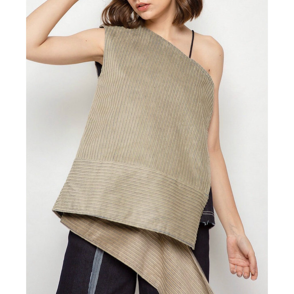 preloved Natalia Kiantoro REEN denim Top