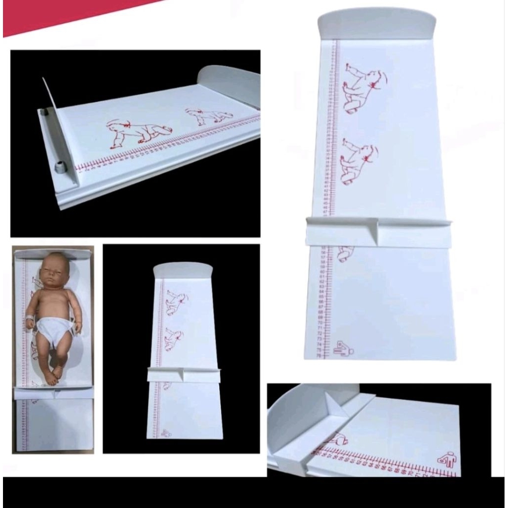 infantometer pengukur panjang bayi akrilik