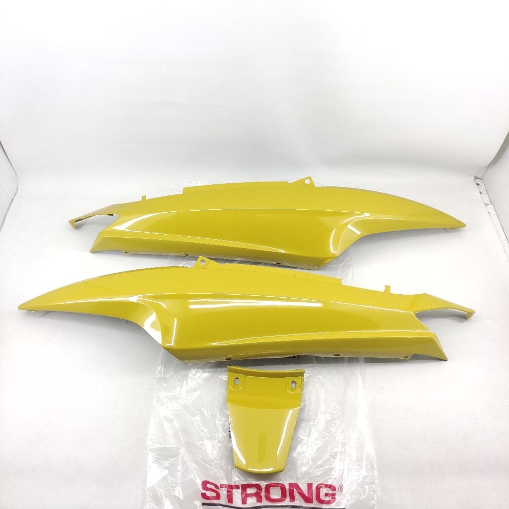STRONG Cover Tutup Body Bodi Belakang Kanan Kiri Set + Cover Stop Tail Yamaha Mio Lama Sporty Kuning