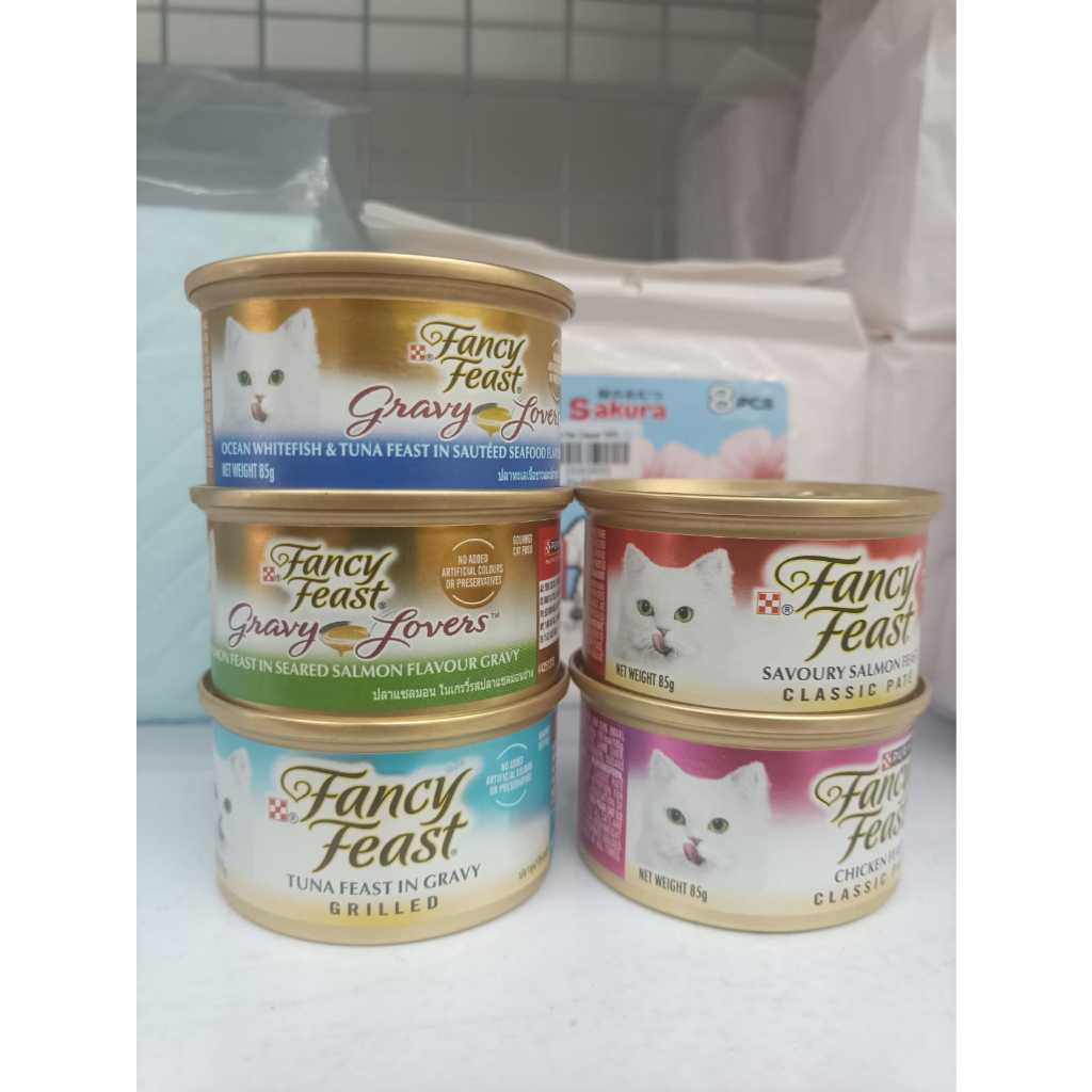 FANCY FEAST Wet Food Kaleng 85g Berbagai Rasa - Wet Food Cat Premium